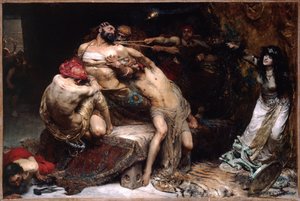Samson door Solomon J Solomon